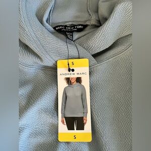 Andrew Marc New York Women's Lightweight Textured Hoodie Size Small NWT